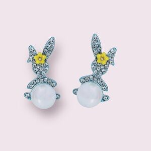 Betsey Johnson Bunny Stud Earrings